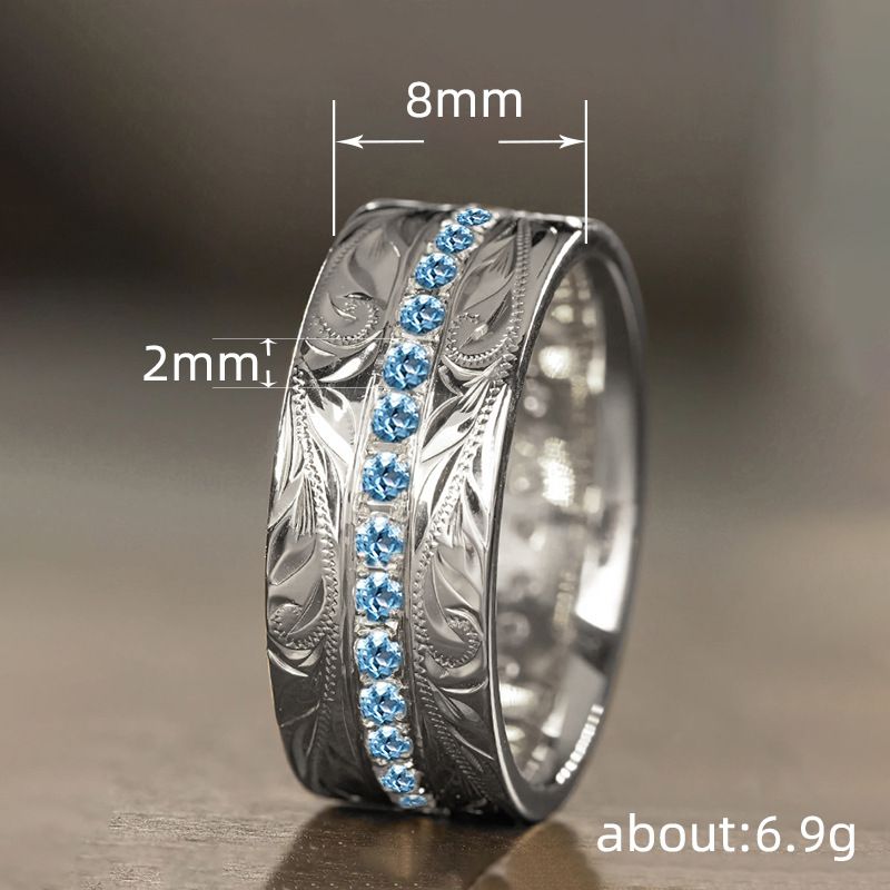 Cao Shi 2024 Wedding Wheat Ear Finger Fashion New Male Female Same Style Ring_voghion.com