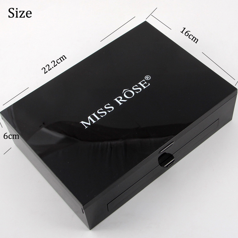 MISS ROSE 180 Color Piano Box Eye Shadow Blush Contour Set Makeup Palette Kosmetisk boks_voghion.com
