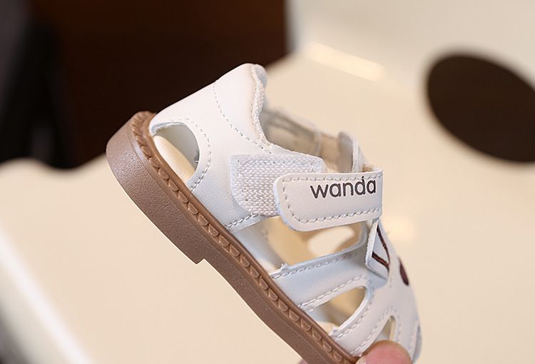 Zapatos Baotou de estilo princesa de verano para bebés y niños pequeños, con orejas de conejo, suela suave, para playa_voghion.com