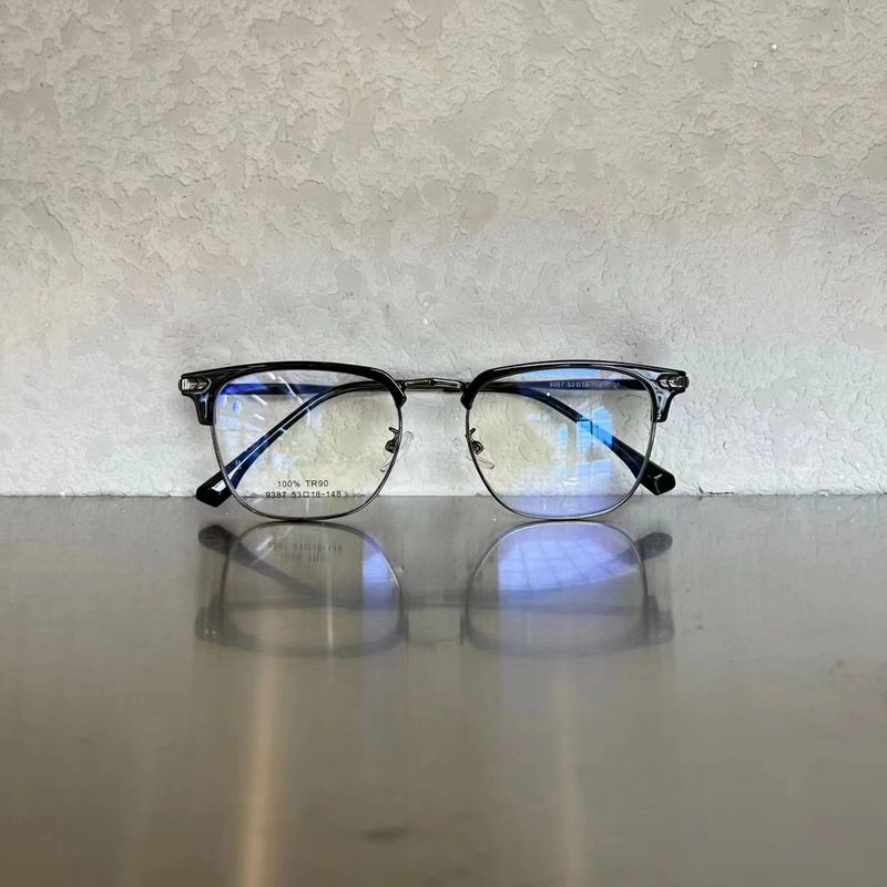 Ramă nouă pentru sprâncene TR business pentru bărbați, 2023, poate fi echipată cu lentile pentru miopie și ochelari anti-lumină albastră 9387_voghion.com