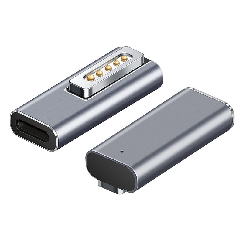 Xinweiqing Adapter Charger Quick Charge Magnetic Aluminum Alloy PD USB C to Mag-Safe 2 Power Converter for Book Air/Pro_voghion.com