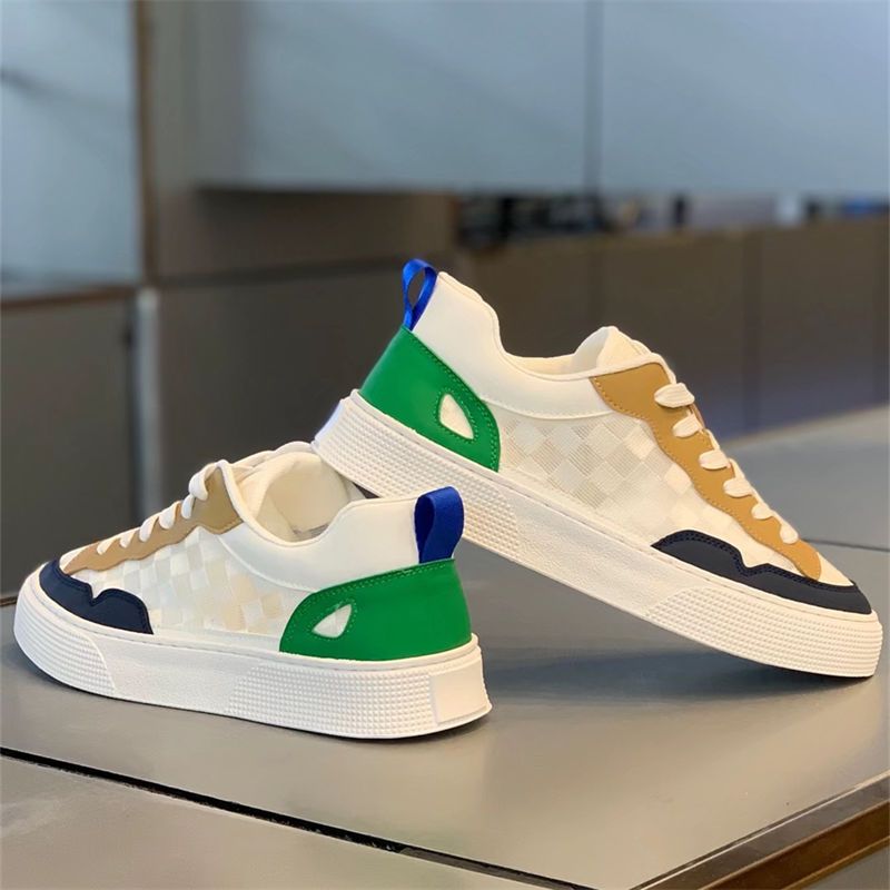 Herren Sneakers Weiße Freizeitschuhe Herren Original Leichte Luxusschuhe für Herren Atmungsaktive Flats Herren Sneakers_voghion.com