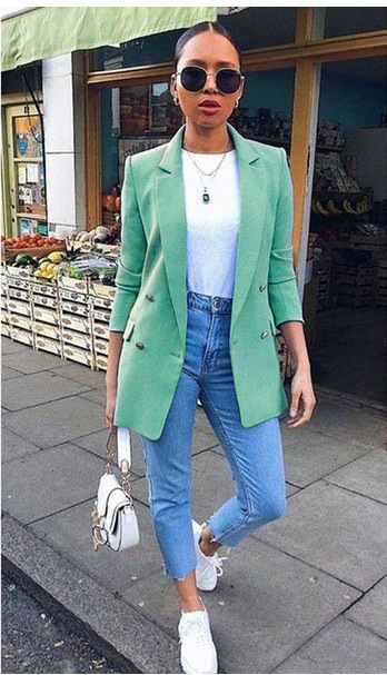 Women's Clothing Fashion Lapel Cardigan Temperament Suit Jacket_voghion.com