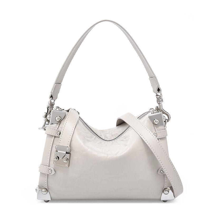 2025 Naisten nahkalaukku, Soft Box Head Layer Crossbody -laukku_voghion.com