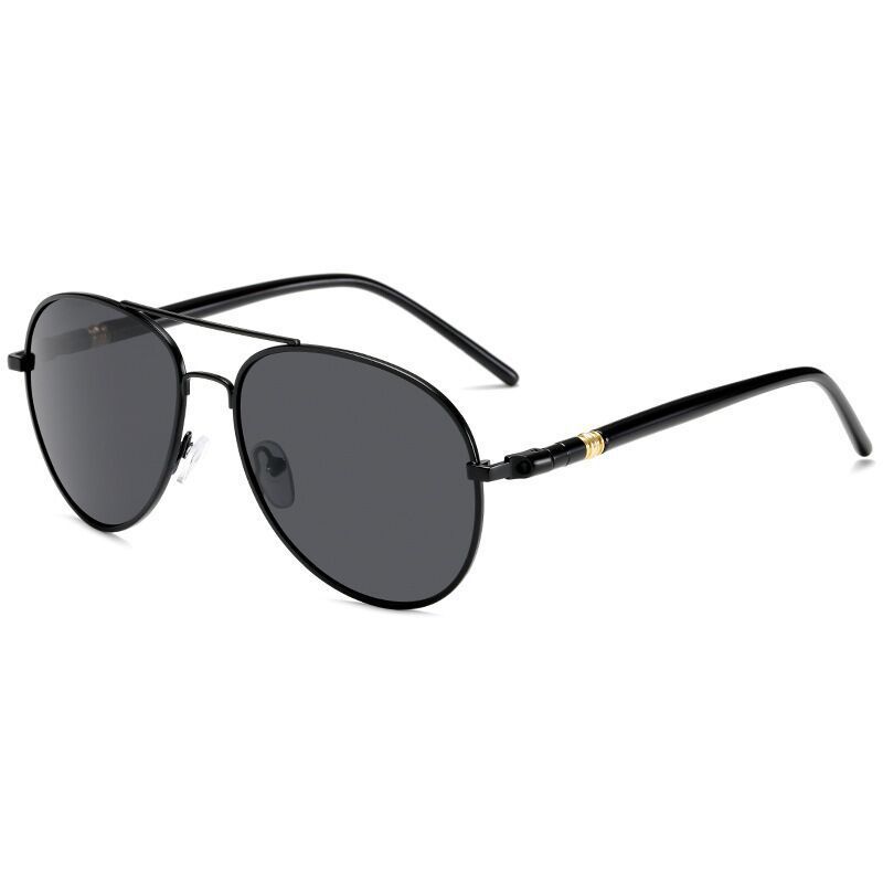 Nowe okulary przeciwsłoneczne z polaryzacją męskie klasyczne markowe okulary pilota okrągłe retro wysokiej jakości metalowe okulary do jazdy UV400_voghion.com