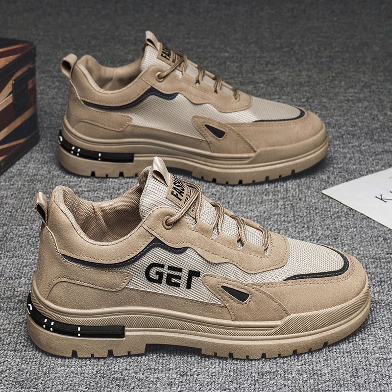 Spring Labor Protection 2025 New Summer Workwear Construction Site Mesh Breathable Men's Anti Slip Work Shoes_voghion.com