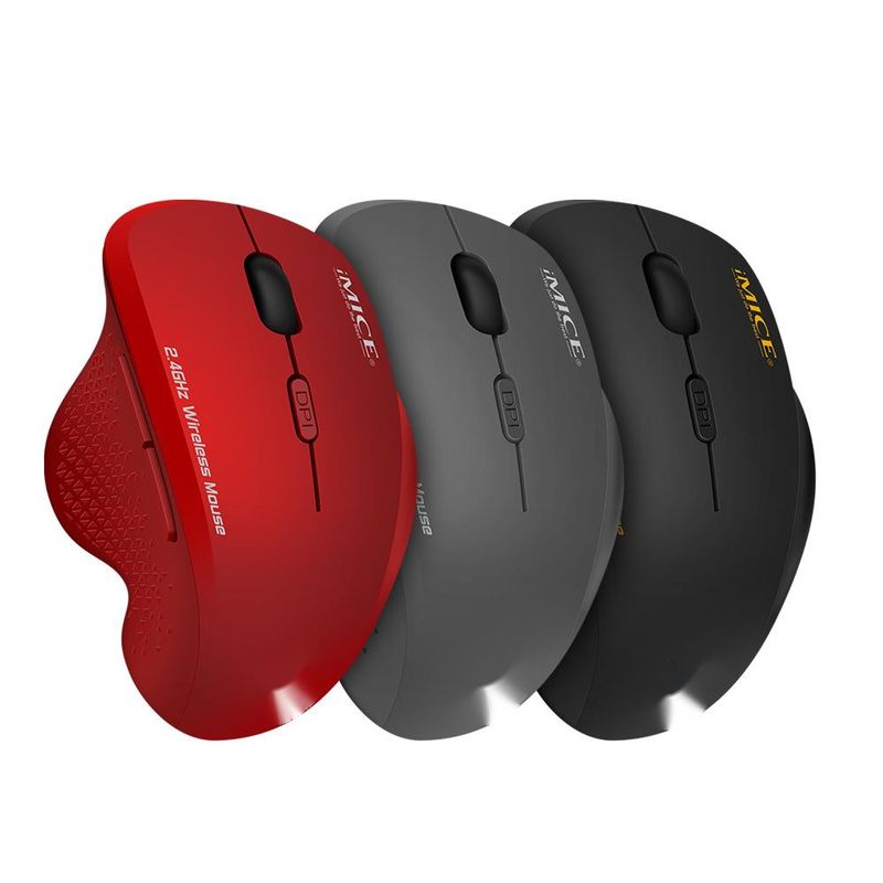 Wireless Mouse With 2.4G USB - 6 Keys, Low Power Consumption For Business, Office & Gaming_voghion.com
