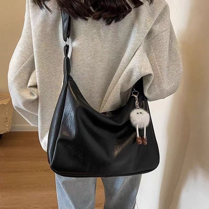 Borsa a tracolla casual versatile e minimalista per donna, nuova moda autunno e inverno, per studenti pendolari_voghion.com