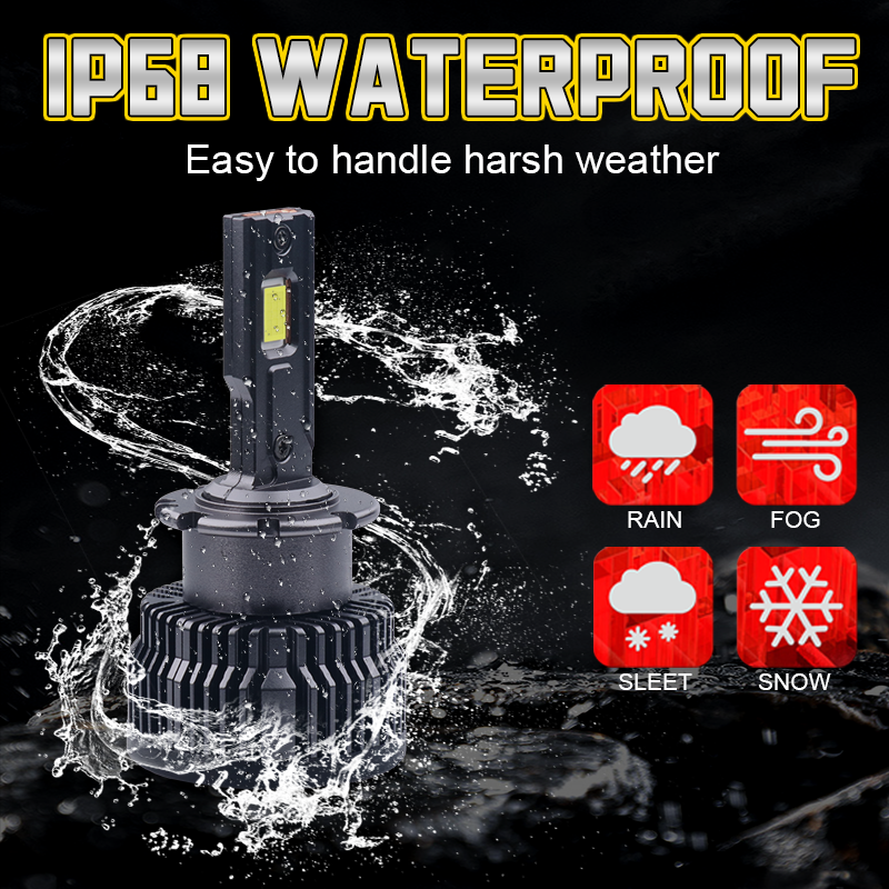 2 pezzi D2S D4S fari HID D1S D3S D8S LED fari D2R D4R lampadine 30000LM xeno luce auto lampada turbo Canbus 6000K_voghion.com