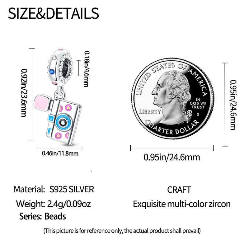 Hot Selling 925 Sterling Silver Travel Style Blue Car Charms Beads Pendant FIT Bracelet Necklace Diy For Women Jewelry_voghion.com