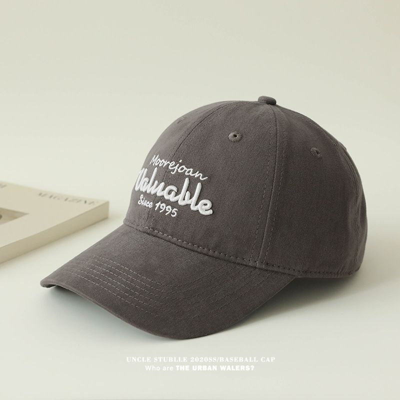 Nuovi cappelli da baseball per uomo e donna, marchio alla moda, originale, con lettera ricamata, berretto a becco d'anatra morbido in stile coreano, versatile per far sembrare il tuo viso piccolo._voghion.com