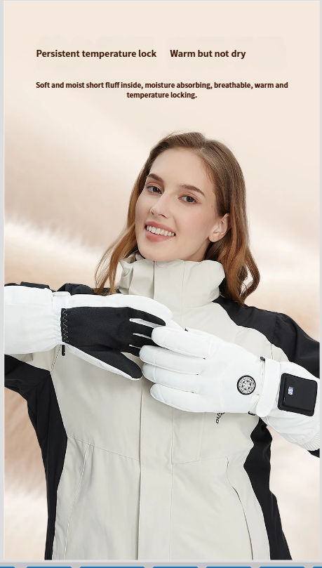 Nuovi guanti riscaldanti elettrici intelligenti per lo sci invernale all'aperto_voghion.com