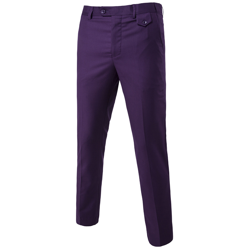 Fashion Quality Men's New Solid Color Trendy Versatile Casual Trousers Business Trousers 9 Colors 9 Sizes Trousers_voghion.com