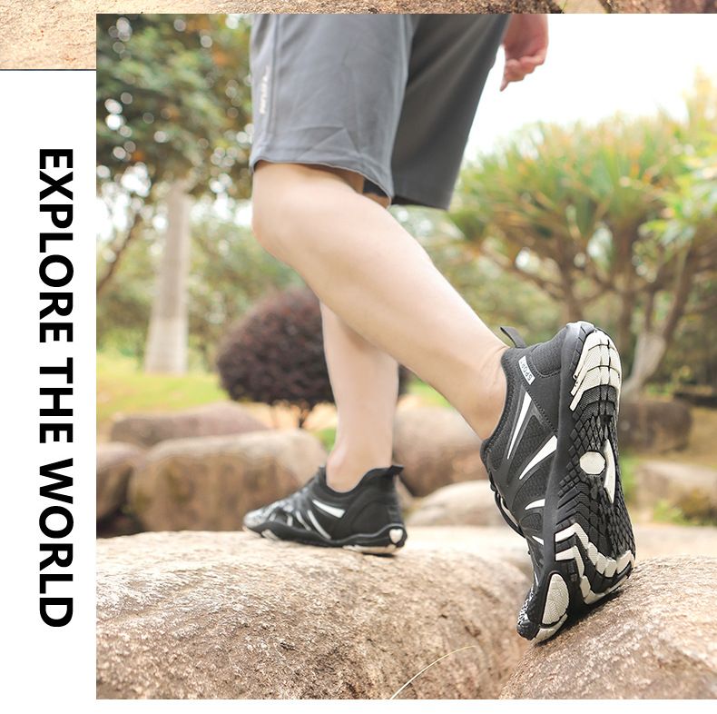 Scarpe da acqua unisex ad asciugatura rapida per trail running ed escursionismo - Suola in gomma antiscivolo con tomaia in mesh traspirante | Intersuola in EVA leggera_voghion.com