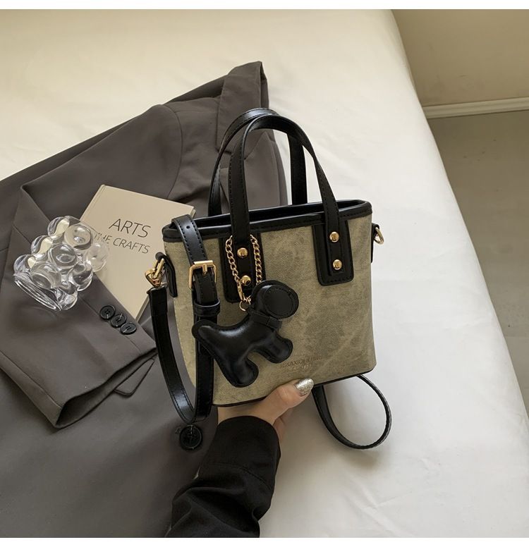 Borsa a secchiello alla moda per donna 2025, nuova borsa a tracolla versatile in stile Ins, autunno inverno_voghion.com