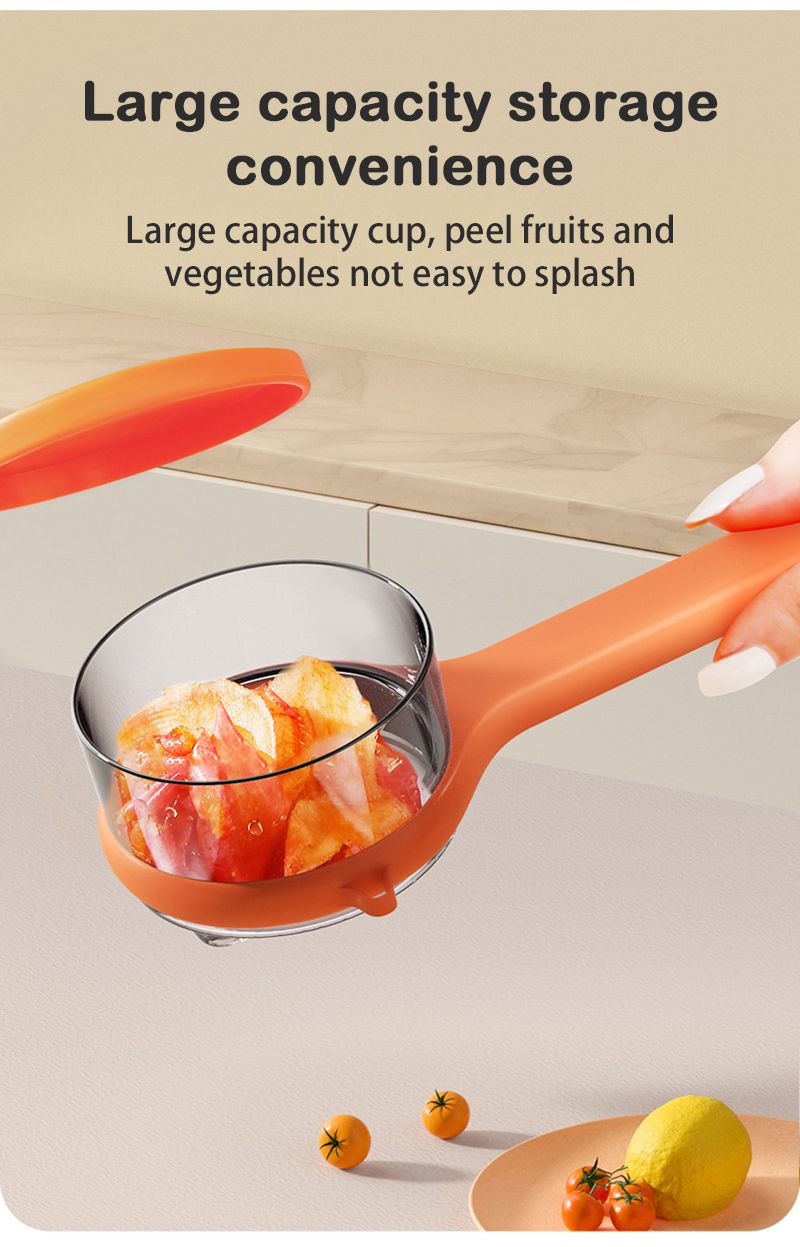 Storage Peeling Knife Splash Prevention Washable With Storage Bucket Fruit Peeler Tools Planing Knife Scraper Kitchen Gadgets_voghion.com