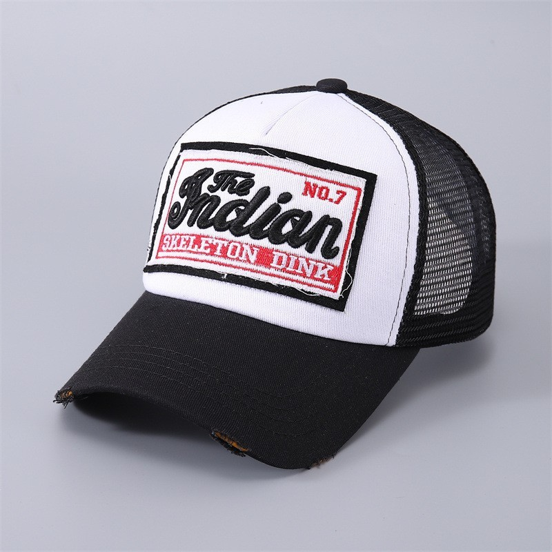 Heren en dames dezelfde ademende stoffen lettercap_voghion.com