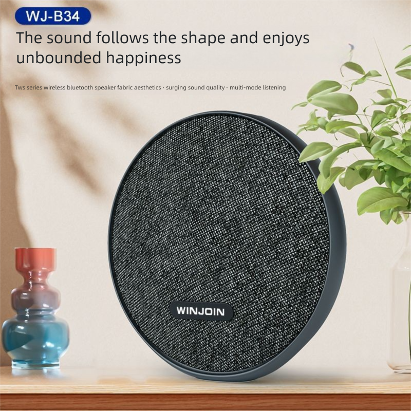 New Multifunctional Harman Wireless Bluetooth Subwoofer Dormitory Desktop Outdoor Camping Portable Speaker_voghion.com