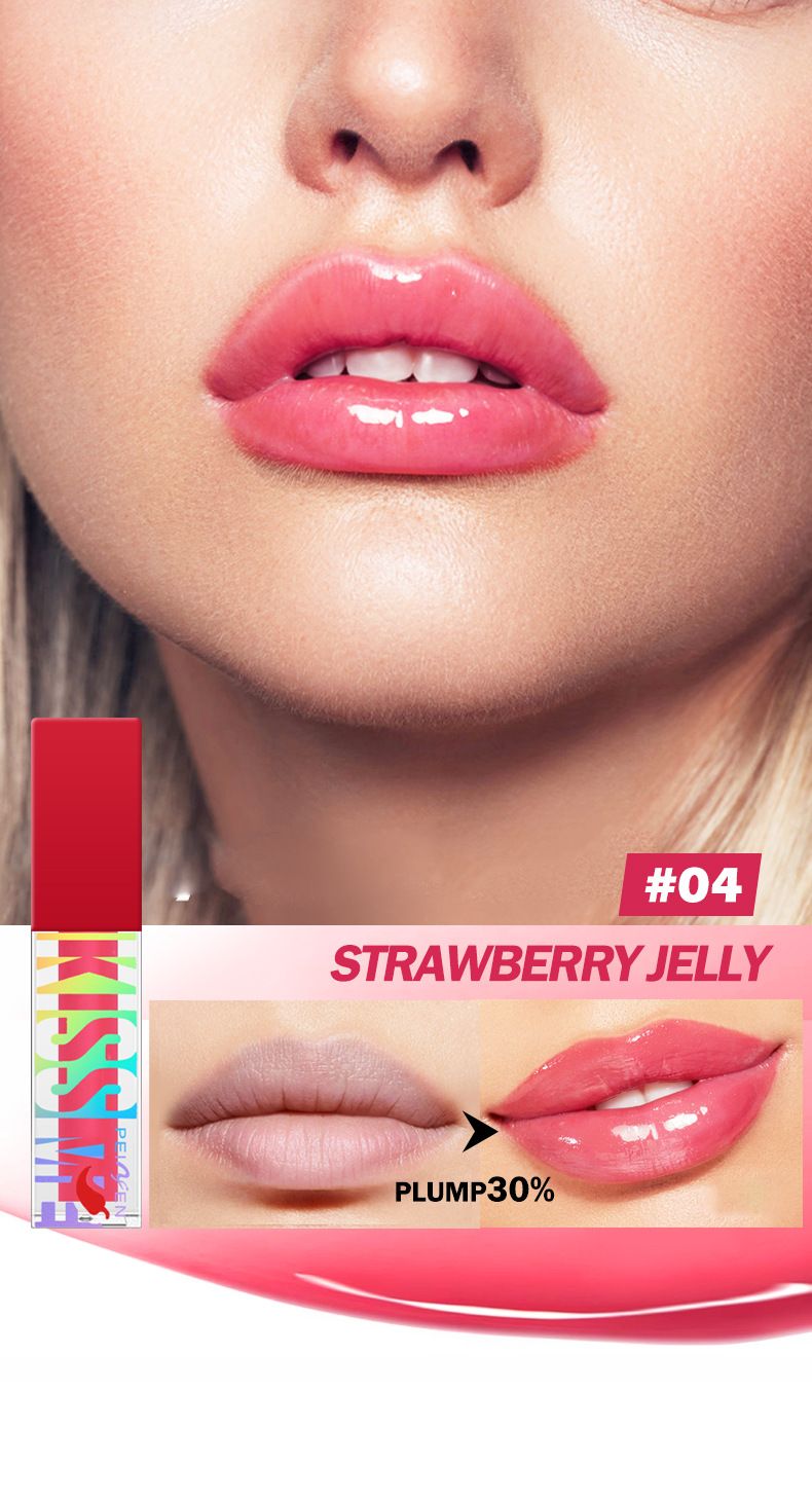 Lip Gloss Sweet Kiss Lip Plumper Waterproof, Moisturizing And Easy To Color Lip Plumper_voghion.com