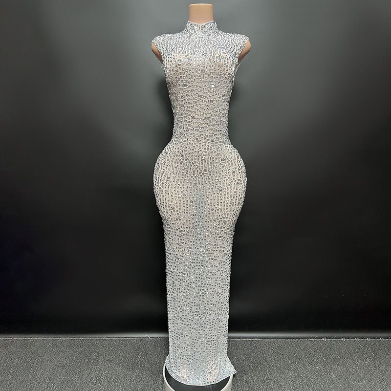 Women's Clothing Novance bridal diamond long prom bride gown mother of the bride long gown party dress_voghion.com