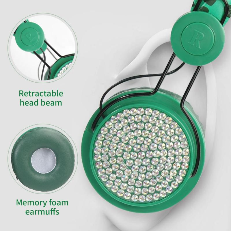 Headphone Lightweight Adjustable Dinosaur Design Children Wired Stereo Headset For Learning_voghion.com