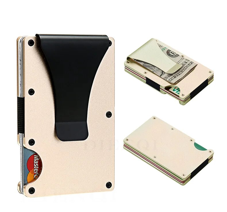 Herren-Geldbörse, schlankes Pop-up-Kreditkartenetui aus Leder, RFID-blockierende, minimalistische Bifold-Geldbörse_voghion.com