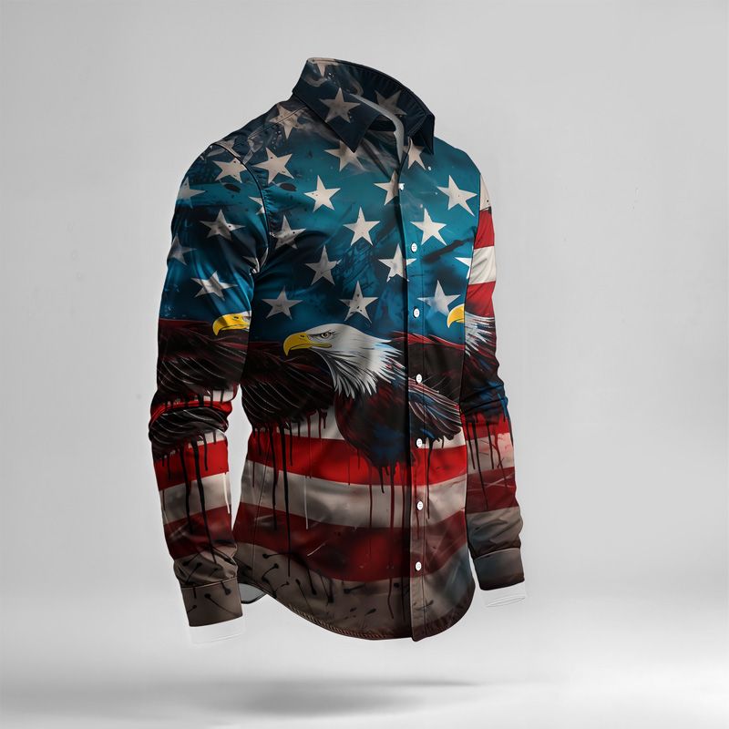 2025 Spring/Summer Printed Simple Two Piece Set For Men, Lightweight Party, Long Sleeve Suit, Fashionable Design, Breathable Fab_voghion.com