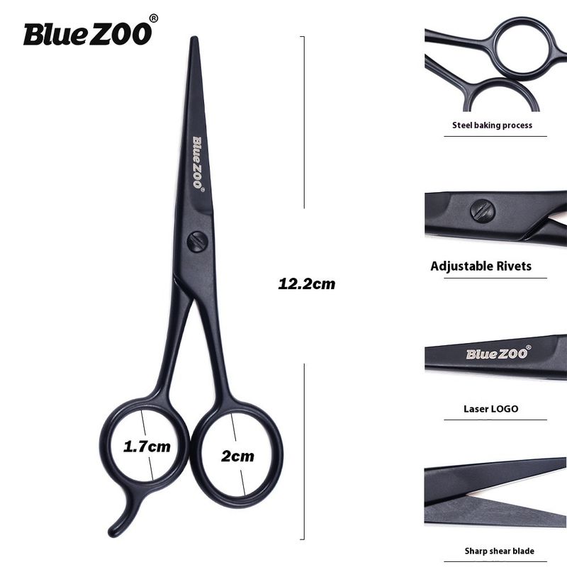 BlueZOO Beauty-Tool, Bart-, Nasen-, Haarschneider, Augenbrauen- und Bartschere, Nagel- und Nagelhautentfernung, 12,2 cm_voghion.com