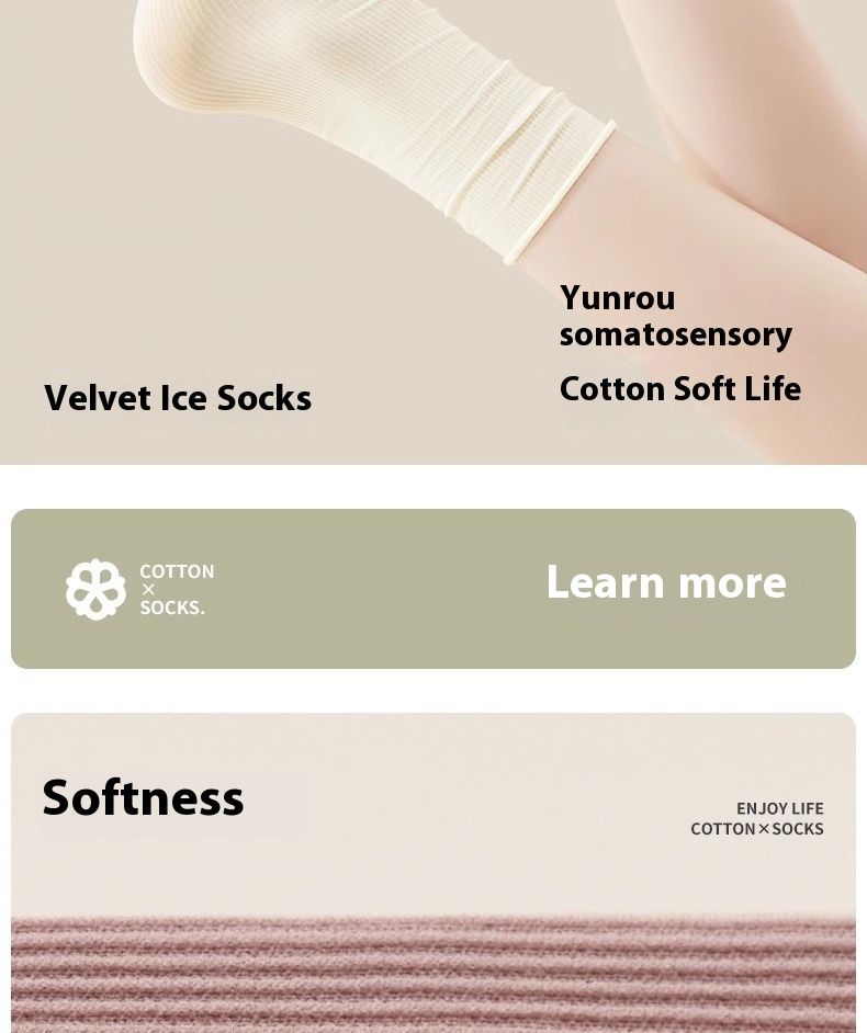 Meias finas femininas de verão, meias longas de cor sólida, primavera e verão, até a panturrilha_voghion.com