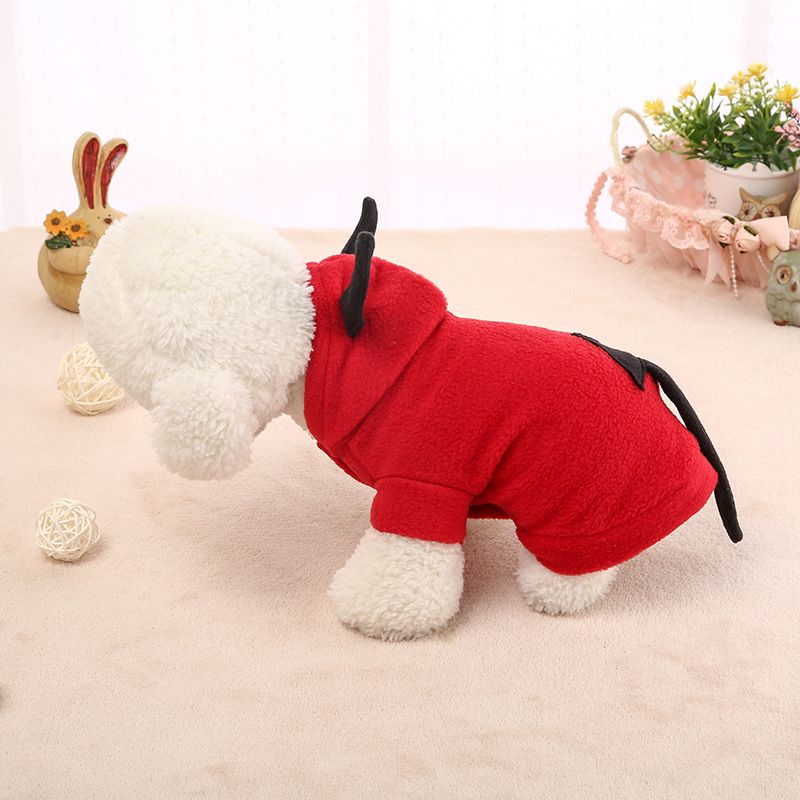Teddy Poodle Pet Demon Transformation Outfit Two-Legged Autumn Winter New Dog Clothes_voghion.com
