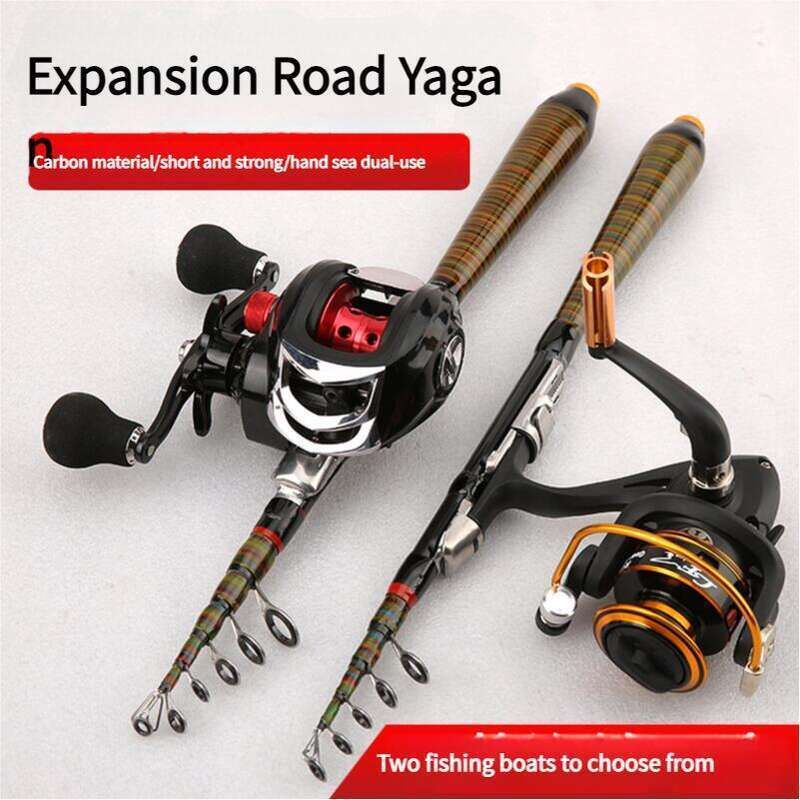 Hunter Flying Shark Carbon Ultra Short Sea Road Sub Pole Telescopic Fëscherei Staang_voghion.com
