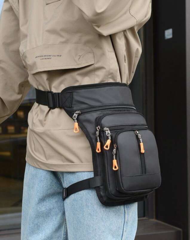 Multifunctionele schoudertas voor op de motor, beentas voor in de auto, crossbodytas voor heren, trend in fietsrugzakken_voghion.com