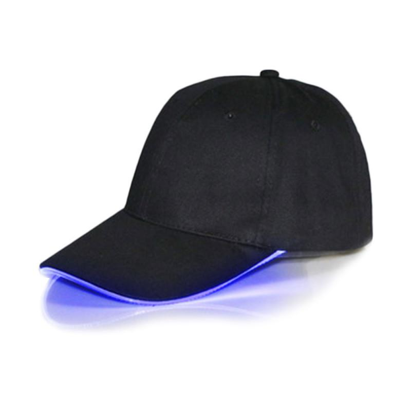 LED Flashing Baseball Cap Adjustable Party Hip-Hop Luminous Hat Bar Fun Event Night Illumination Casual Baseball Cap_voghion.com