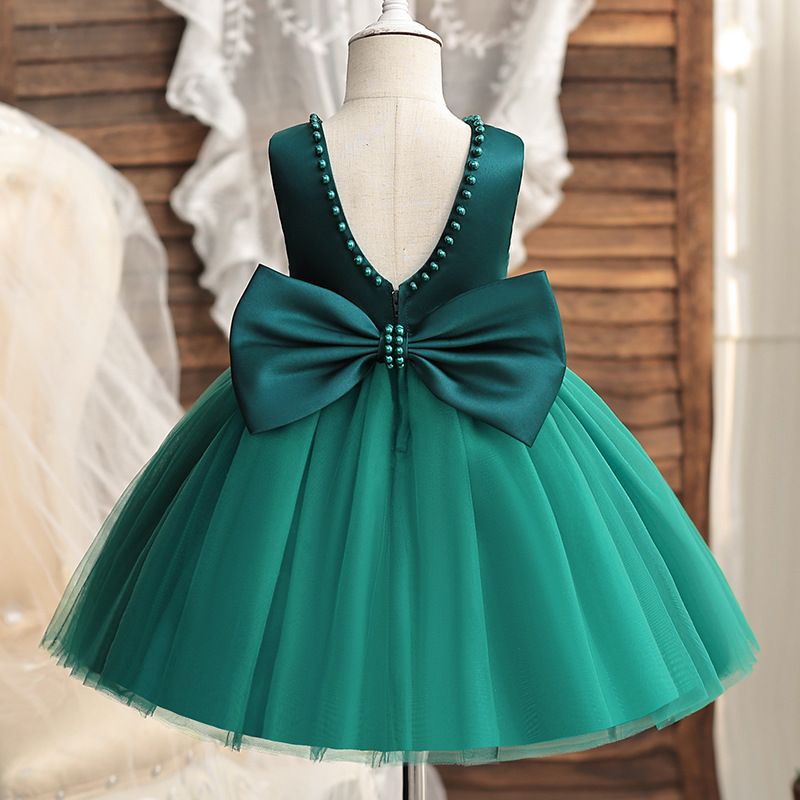 Kinderkleding Meisjes Prinsessenjurk Kinderbruidsjurk Bloemenmeisjesjurk Gastheer Pianovoorstelling Kostuum Pluizige Gaasrok Gastheer_voghion.com