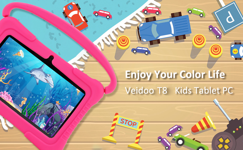 10-Zoll-Tablet-PC für Kinder, Touchscreen, Animation, Android 10, GPS, WiFi vorinstalliert, mit Lern-Apps_voghion.com