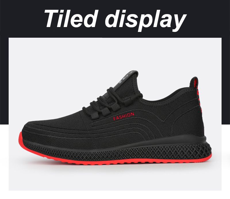 Scarpe da lavoro con punta in acciaio e rete traspirante Manlegu, scarpe da lavoro traspiranti per uomo e donna, stivali di sicurezza leggeri e antiforatura_voghion.com