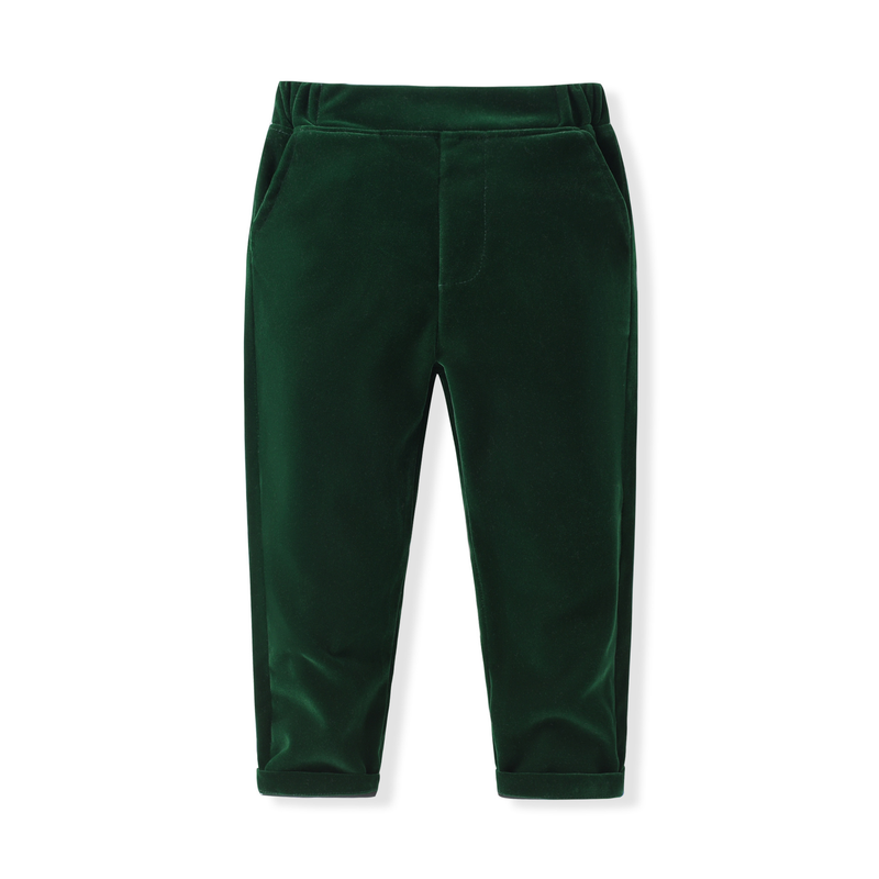 Roupa infantil meninos cavalheiro terno crianças cor sólida colete de três peças terno de bebê vestido de banquete_voghion.com