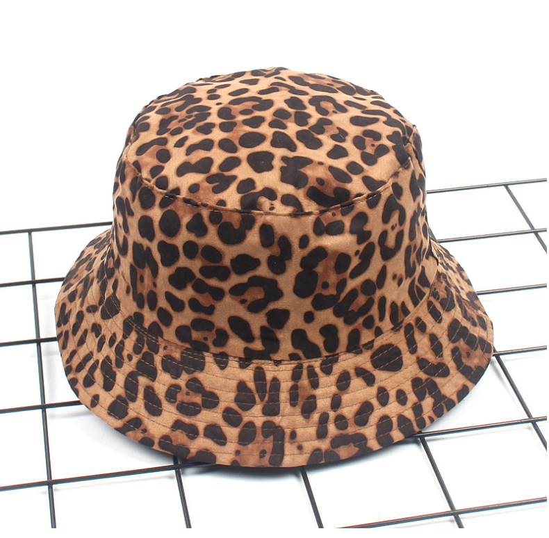 Moda 2024 Cappello da pescatore con stampa leopardata Cappello da viaggio all'aperto Cappello da sole per donna Cappelli in autunno inverno Regali per ragazze_voghion.com