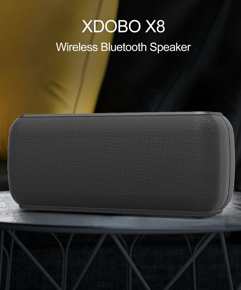 Großer Sale X8 60W Tragbare Outdoor-Lautsprecher Bluetooth-Wireless Bass Subwoofer Wasserdicht 6600mAh TWS Funktion Unterstützung TF/AUX_voghion.com