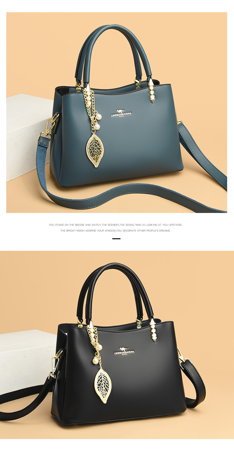 Borsa a mano versatile da donna, modello monoblocco, per l'autunno e l'inverno 2024, per mamma di mezza età_voghion.com