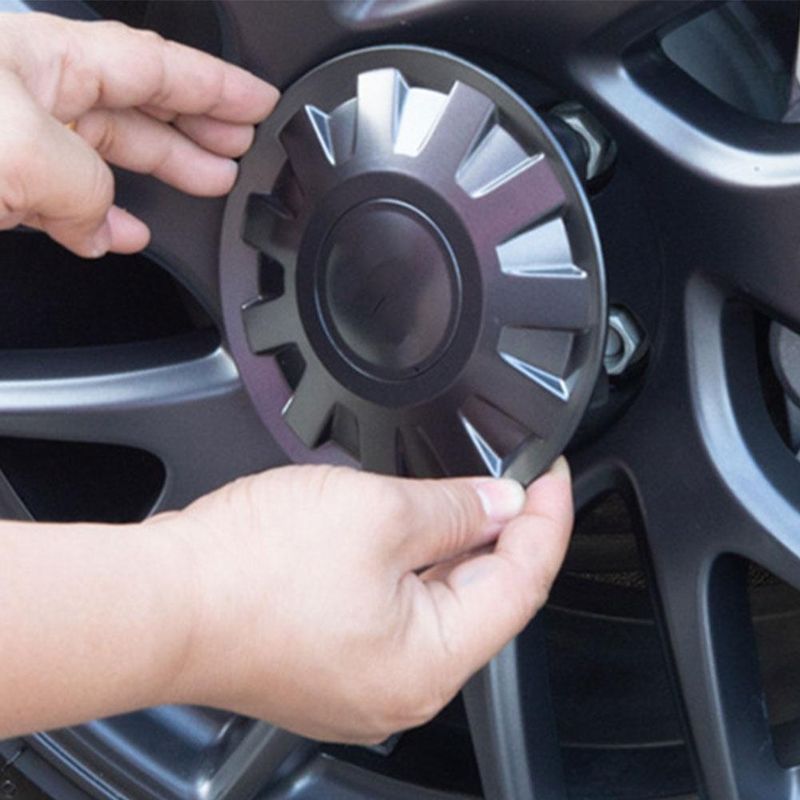 Adecuado para el modelo 3 mejorado de Tesla, cubierta central protectora para cubo de rueda, accesorio de modificación con tapa de rosca de 18 pulgadas_voghion.com