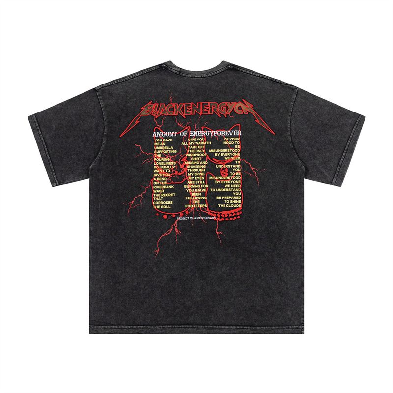 Tricou amuzant și distractiv cu imprimeu de pisicuță, cu mânecă scurtă, trend hip-hop, de vară, pentru bărbați, spălat, distressed, cu mânecă scurtă_voghion.com
