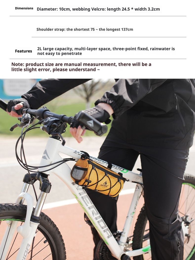 ISE MONT Outdoor Fahrrad wasserdichte multifunktionale Cycg Stirnband Einzel Schulter Aufbewahrungstasche_voghion.com