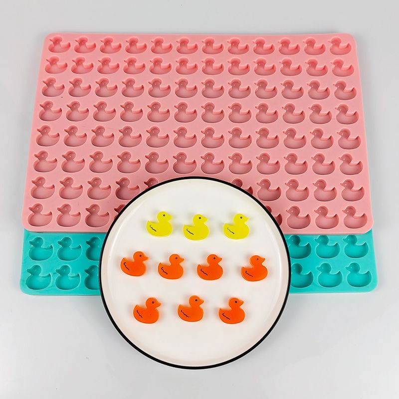 Silikónová forma v tvare káčatka, zvieracia kreslená kačica, forma na čokoládové sušienky, forma na dekoráciu torty_voghion.com