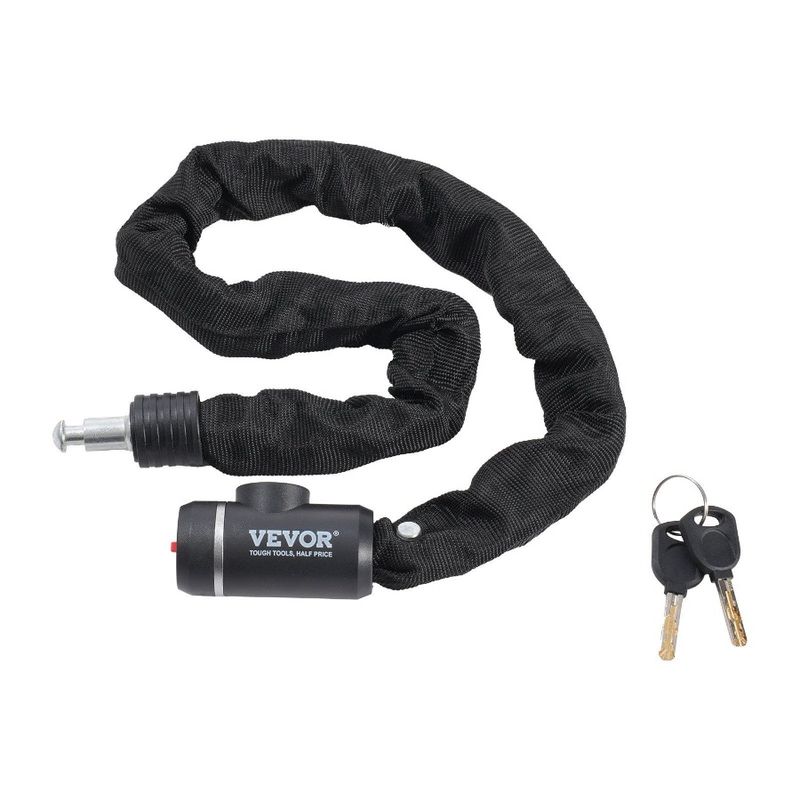 Chain Bicycle 8mm 2 Chain Bike Combination Keys Ft With 2.79 Lock Lock_voghion.com