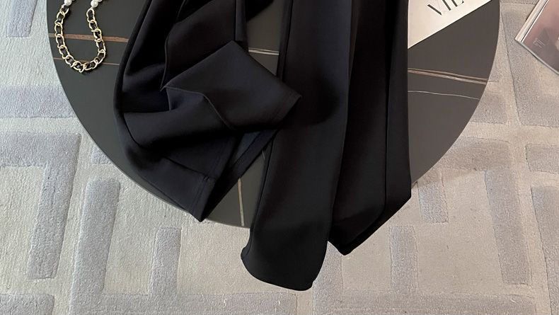Îmbrăcăminte pentru femei, stil Mint Mambo ~ hanorac slim cu glugă, design de toamnă și iarnă, pantaloni cu talie înaltă și croială largă, costum casual din două piese, tendință feminină_voghion.com