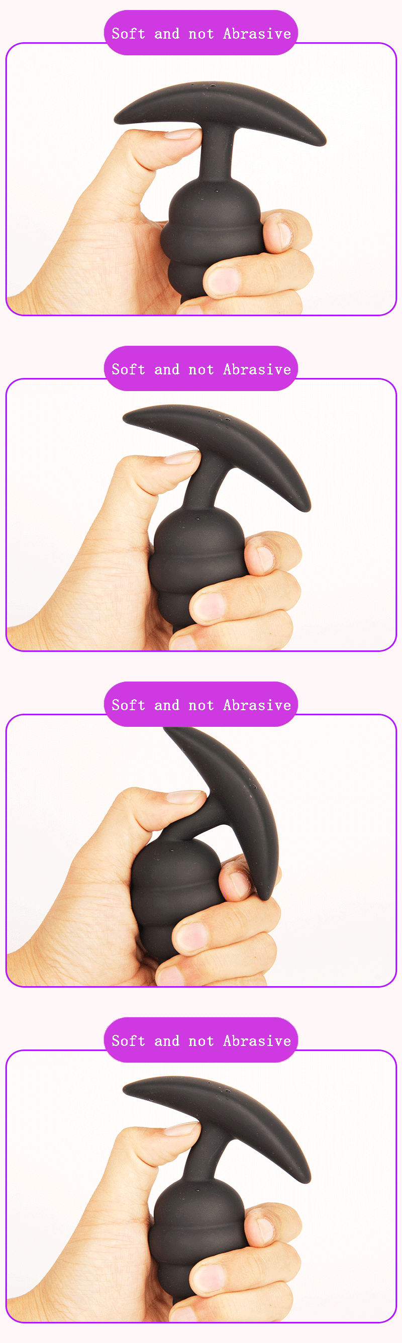 Neues Design Gewindeform Kleiner Silikon Analplug Sex für Anfänger Mini tragbare Analkugeln Butt Plug Erotik F_voghion.com