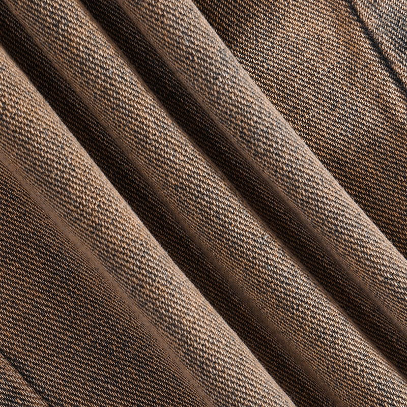 K23PT003 Pantaloni casual in denim da tasca a vita alta con bottoni casual a tinta unita estivi da donna_voghion.com