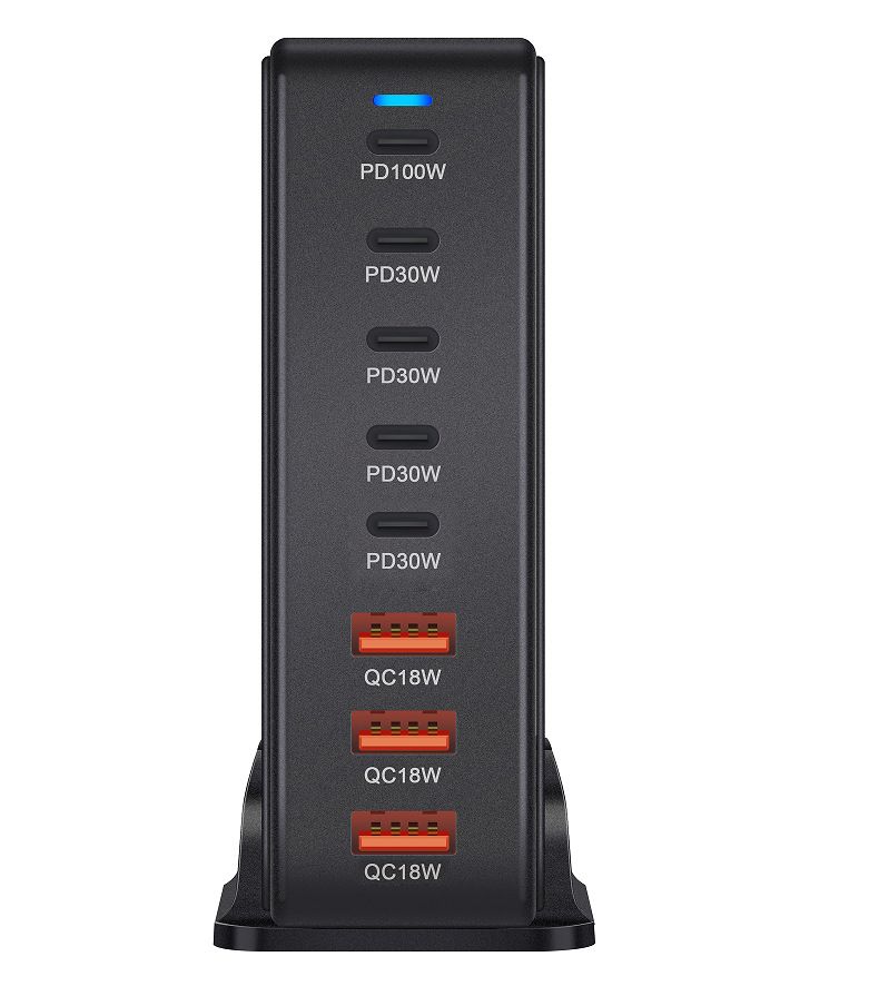New 240W GaN Multiport Charger 268WPD High Power Charger Multi-function Desktop Charger_voghion.com