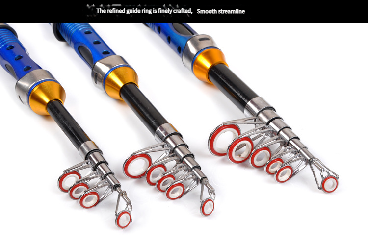 Canne à pêche en mer ultra légère en carbone Mini Short Section Small 1-2,3 m pour lancer longue distance_voghion.com